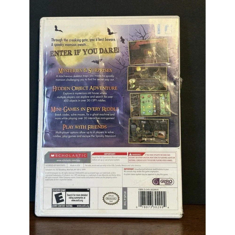 I Spy Spooky Mansion (Wii, 2010) CIB Tested - Picture 3 of 4